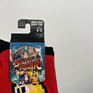 Street Fighter / Cobra KAI / Space Jam Adult Crew Socks NEW Shoe Size 8-12